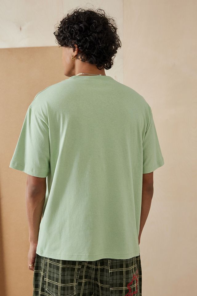 Champion - T-shir à motif japonais vert, exclusivité UO #3