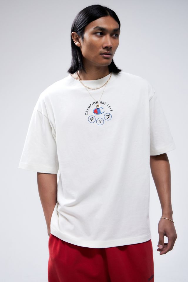 Champion white tee best sale