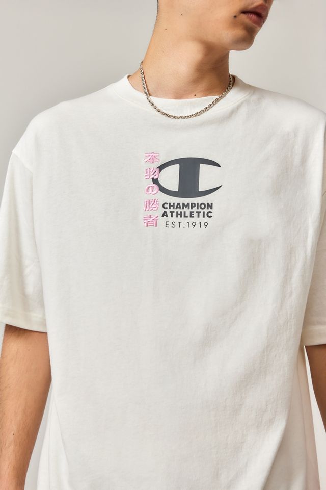 Champion UO Exclusive Pink Japanese Pillar T-Shirt #1
