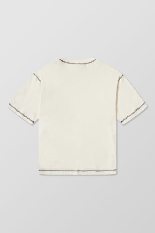 Champion UO Exclusive Ecru Contrast Stitch T-Shirt #3