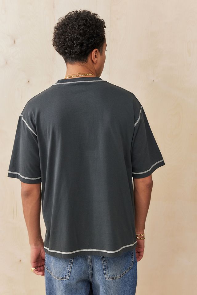 Champion UO Exclusive Black Contrast Stitch T-Shirt #3