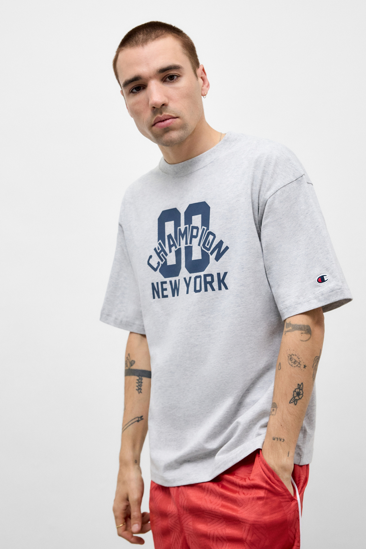 Champion UO Exclusive Grey Number T-Shirt
