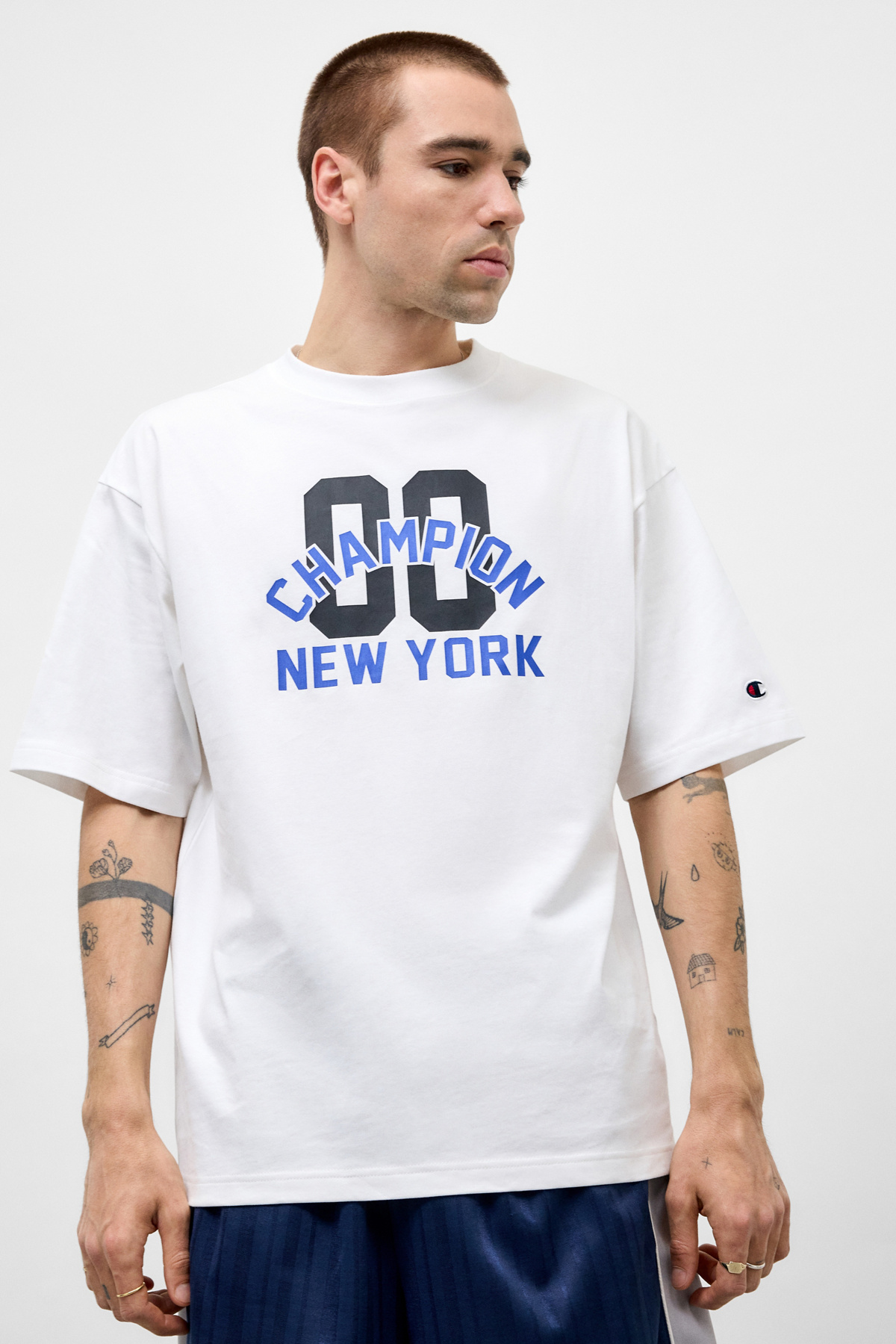 Champion UO Exclusive White Number T-Shirt
