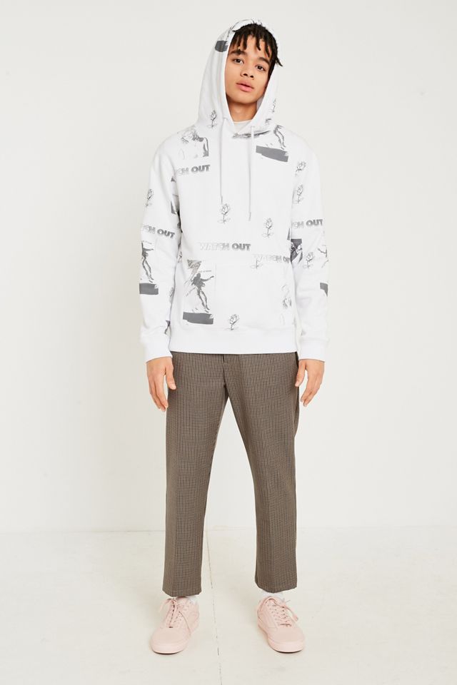 Soulland – Hoodie „Ellis“ in Weiß mit Print #1