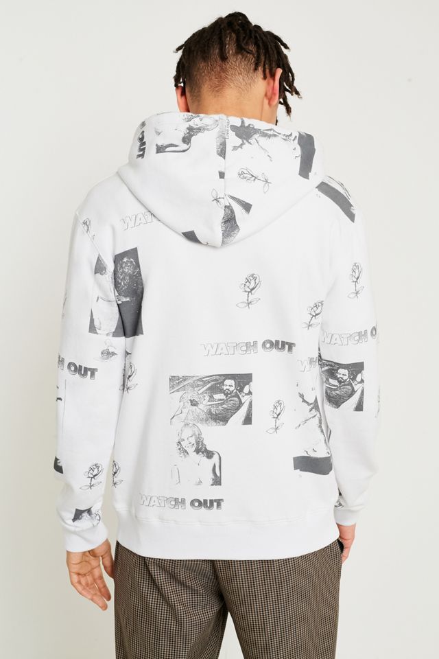 Soulland – Hoodie „Ellis“ in Weiß mit Print #3