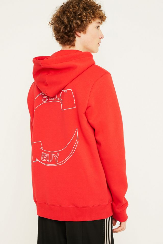 Soulland Baldie Felpa con cappuccio rosso  #5