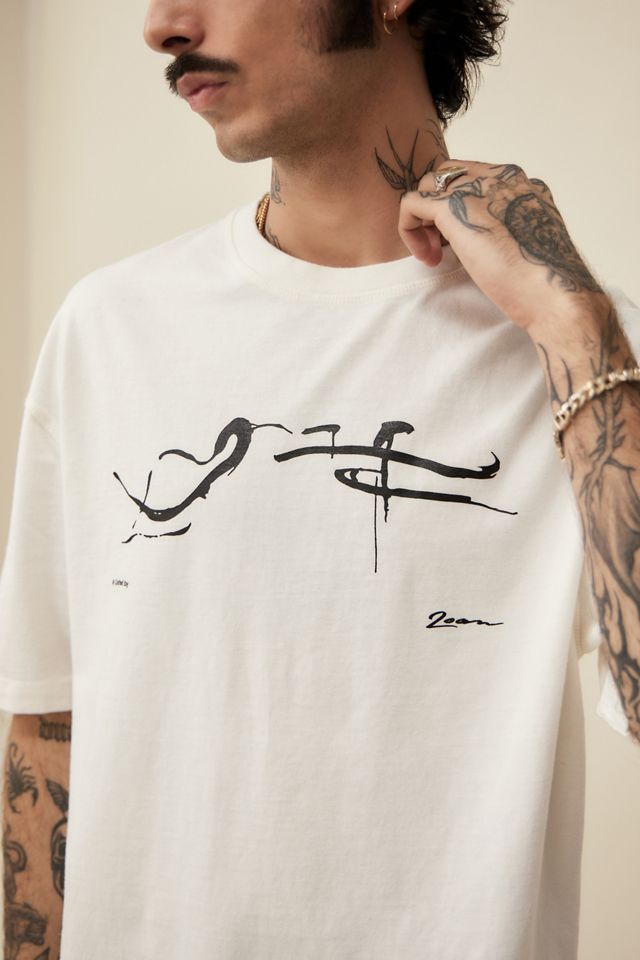 Loom Ecru Metro Graphic T-Shirt  #1