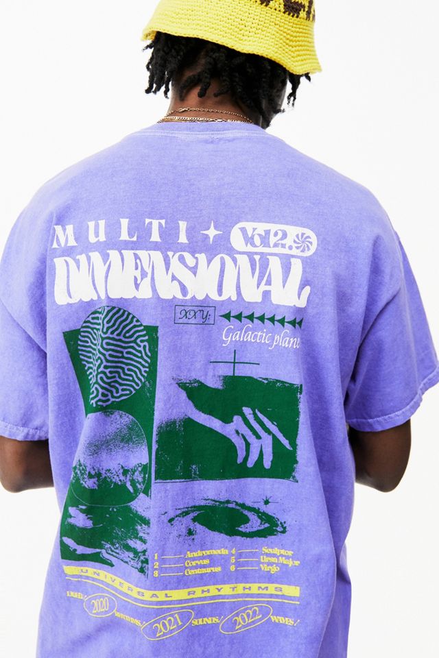 UO Purple Multidimensional T-Shirt #2