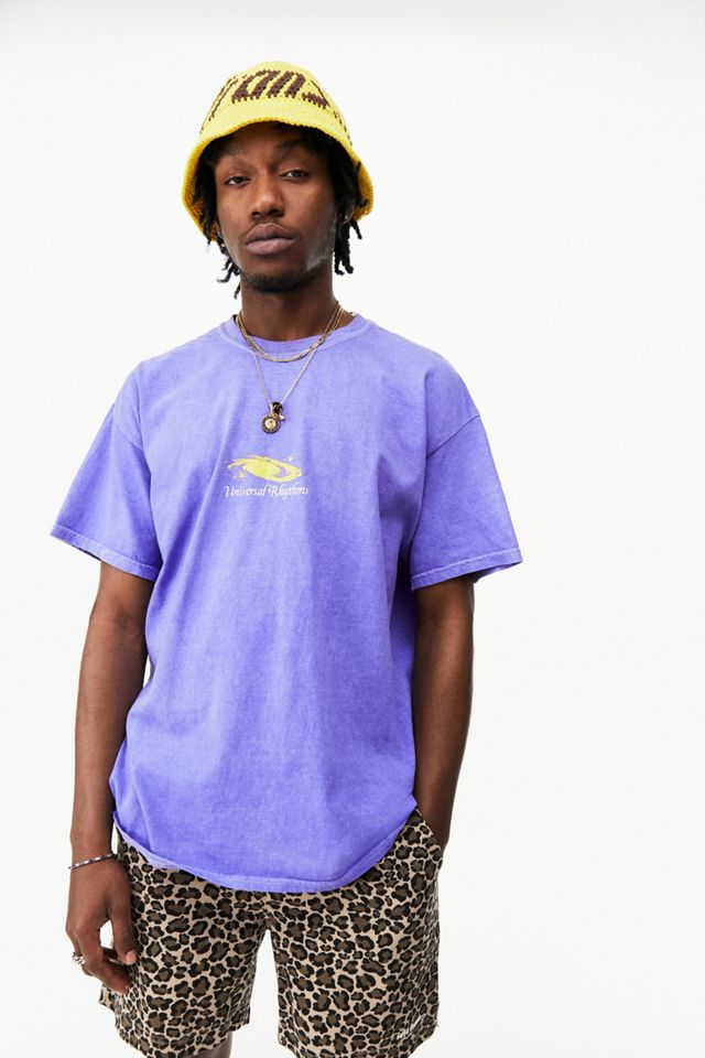 UO Purple Multidimensional T-Shirt #3