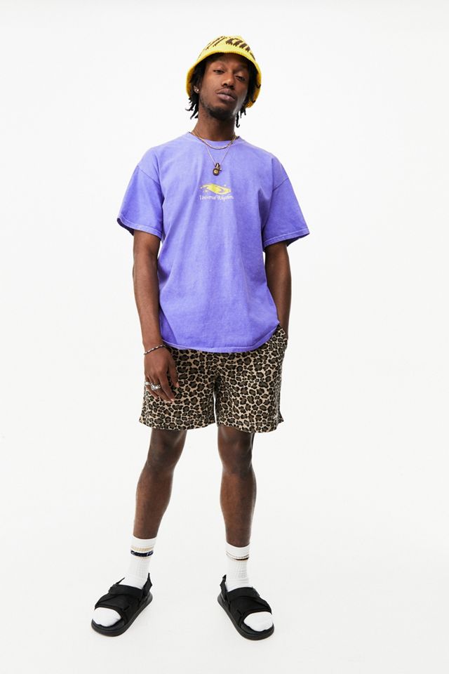 UO Purple Multidimensional T-Shirt #4