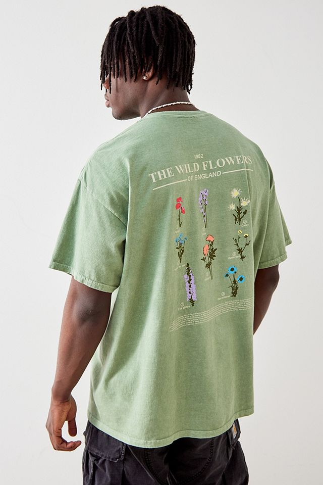 UO Sage Wild Flower Chart T-Shirt
