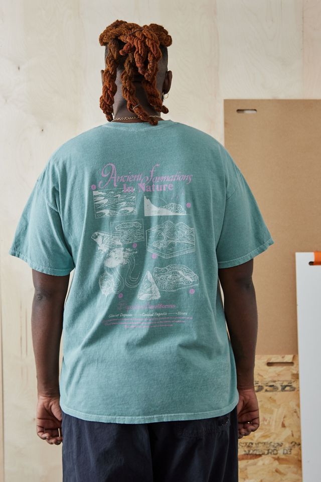 UO Icy Blue Ancient Forms T-Shirt #2