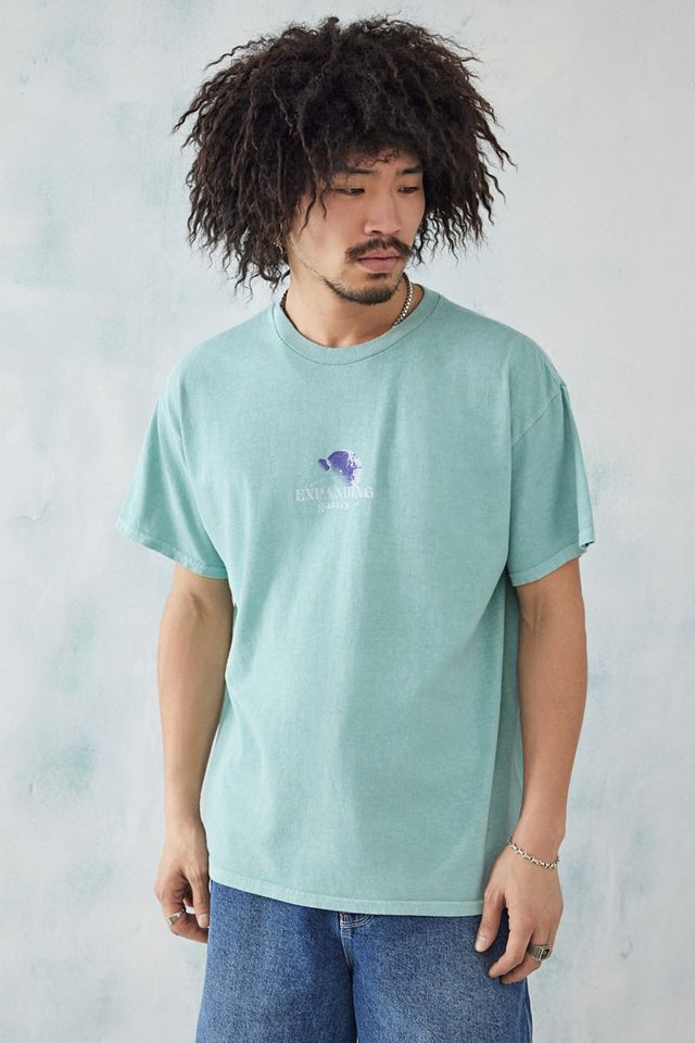 UO Blau Expandierendes Galaxie T-Shirt #1