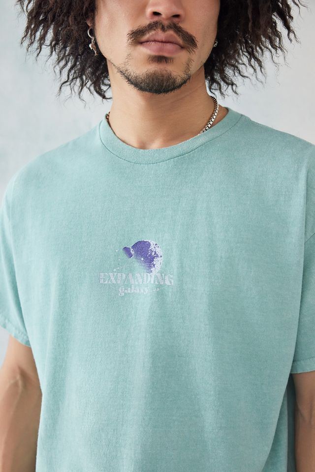 UO Blau Expandierendes Galaxie T-Shirt #3