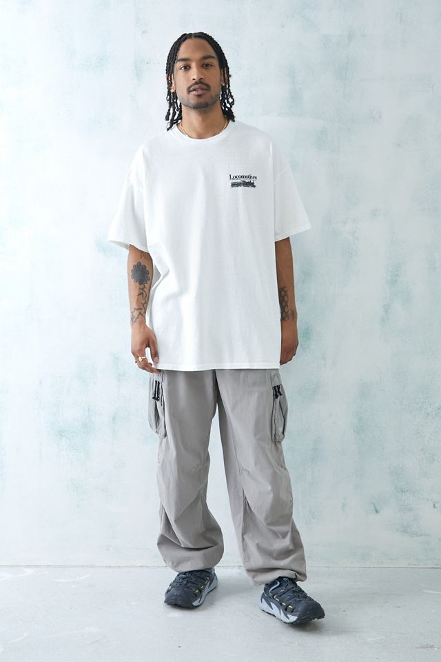 UO Weiß Lokomotiven T-Shirt #2