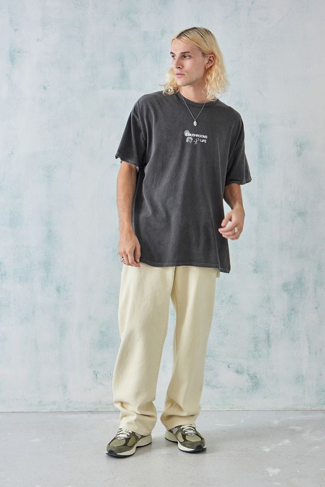 UO Overdyed Black Mushroom Life T-Shirt  #2
