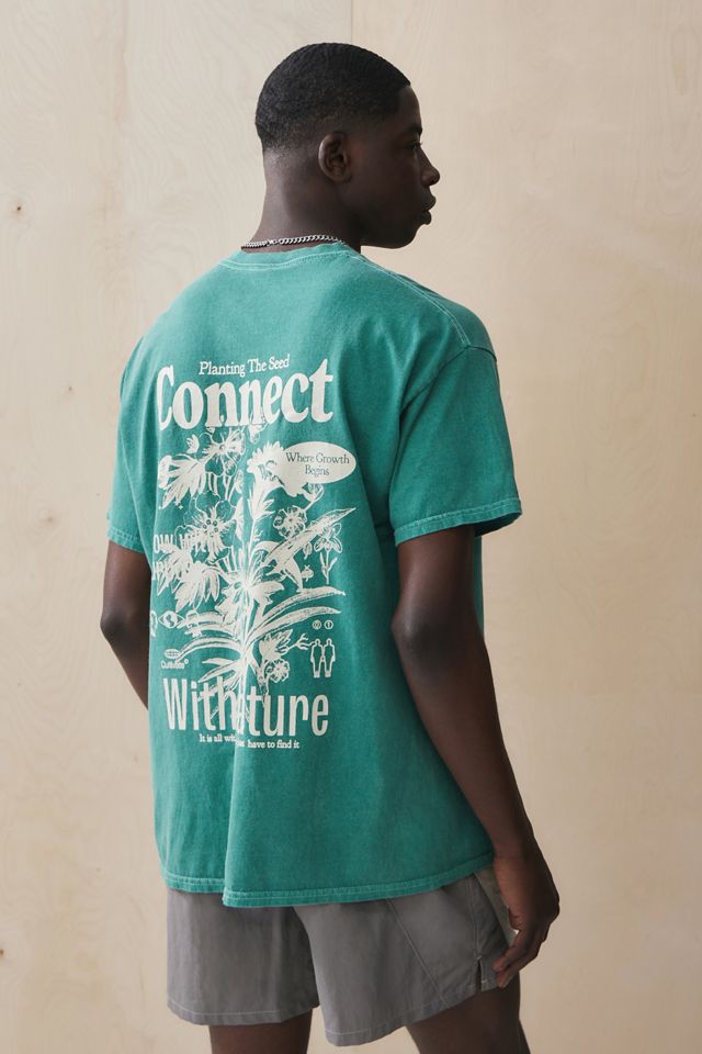 UO Green Connect With Nature T-Shirt  #4
