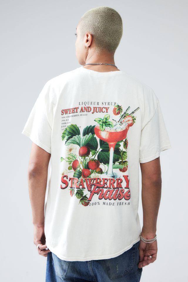 UO Strawberry T-Shirt | Urban Outfitters UK