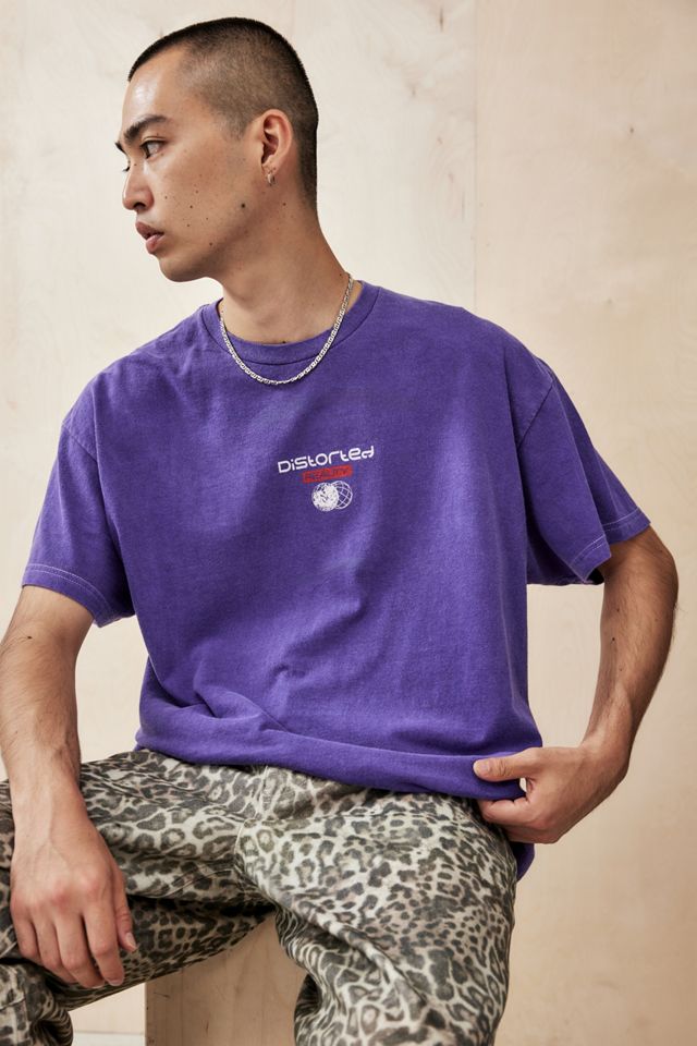 UO Purple Distorted T-Shirt #1