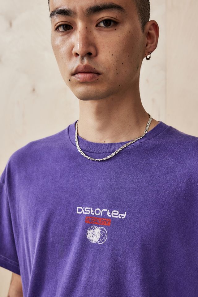 UO Purple Distorted T-Shirt #3