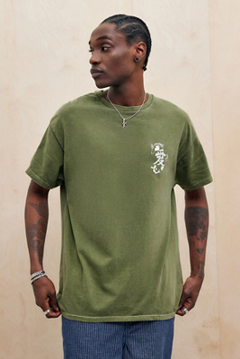 Green Fish Fdmtsi-100499 T-Shirt, Nero, L Uomo