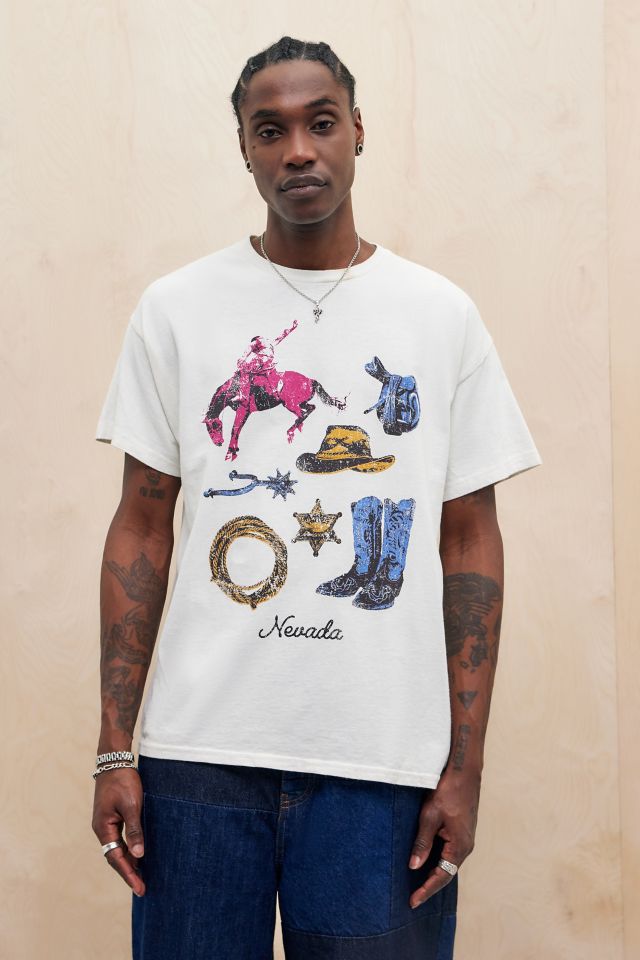 UO Nevada Cowboy T Shirt Urban Outfitters UK