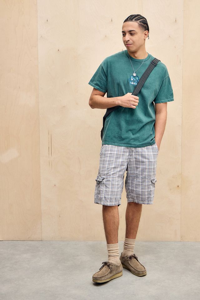 UO Green Embroidered Fish T-Shirt #2