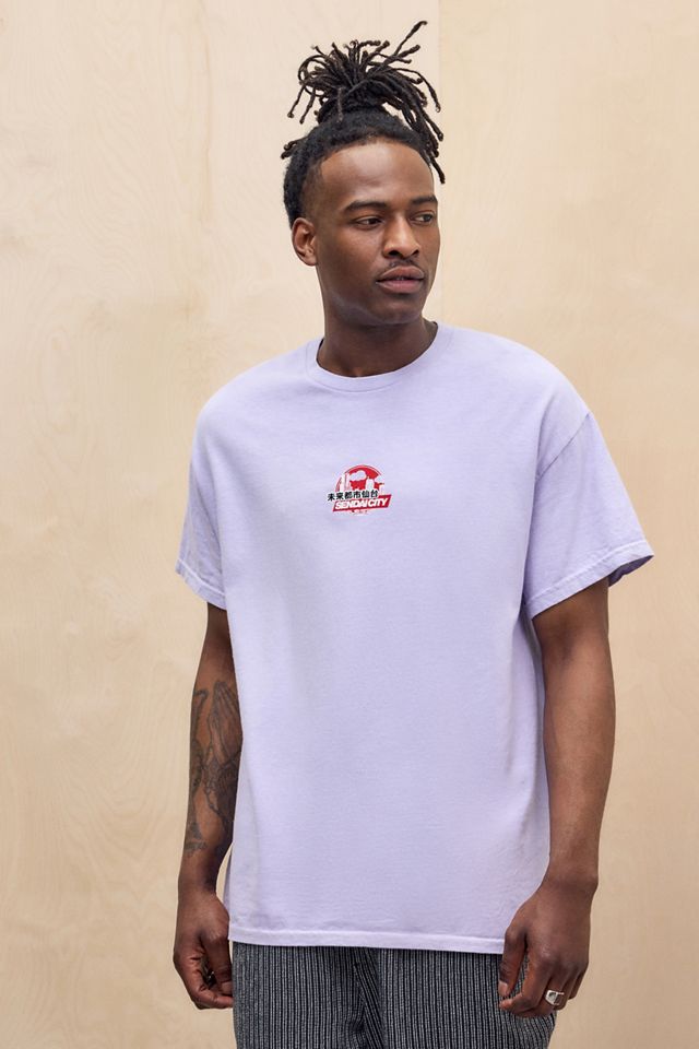 UO Flieder Sendai Stadt T-Shirt #2