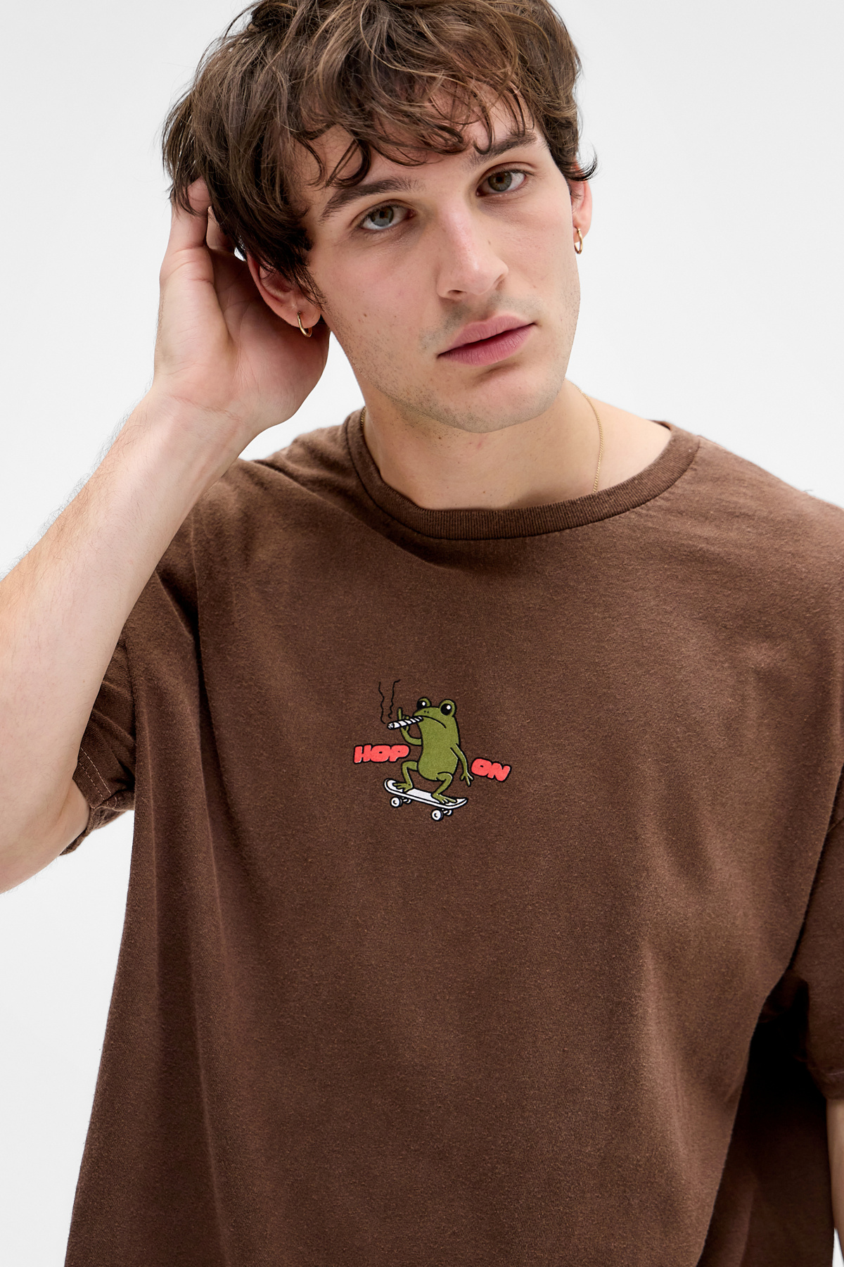 UO Brown Hop On T-Shirt