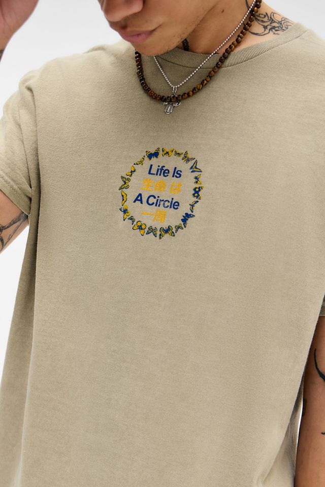 UO Life Is A Circle Schmetterling T-Shirt #2