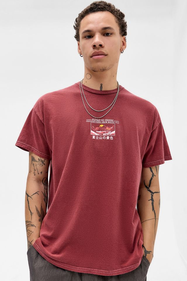 UO Rotes Fujisan T-Shirt #3