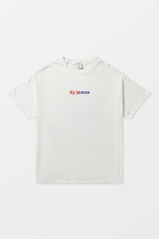 UO Weißes Kyoto Mountain T-Shirt #5