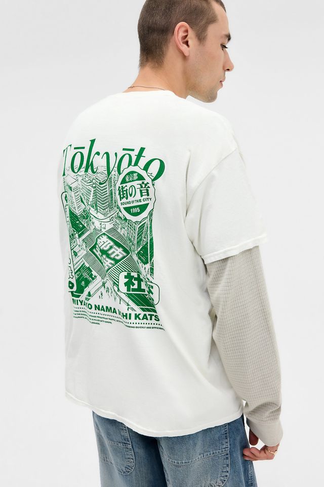 UO Weißes Tokyo Katsu T-Shirt #3