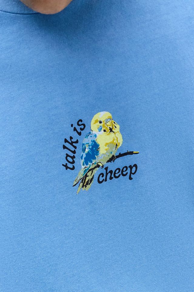 UO Blau Talk Is Cheep T-Shirt #2