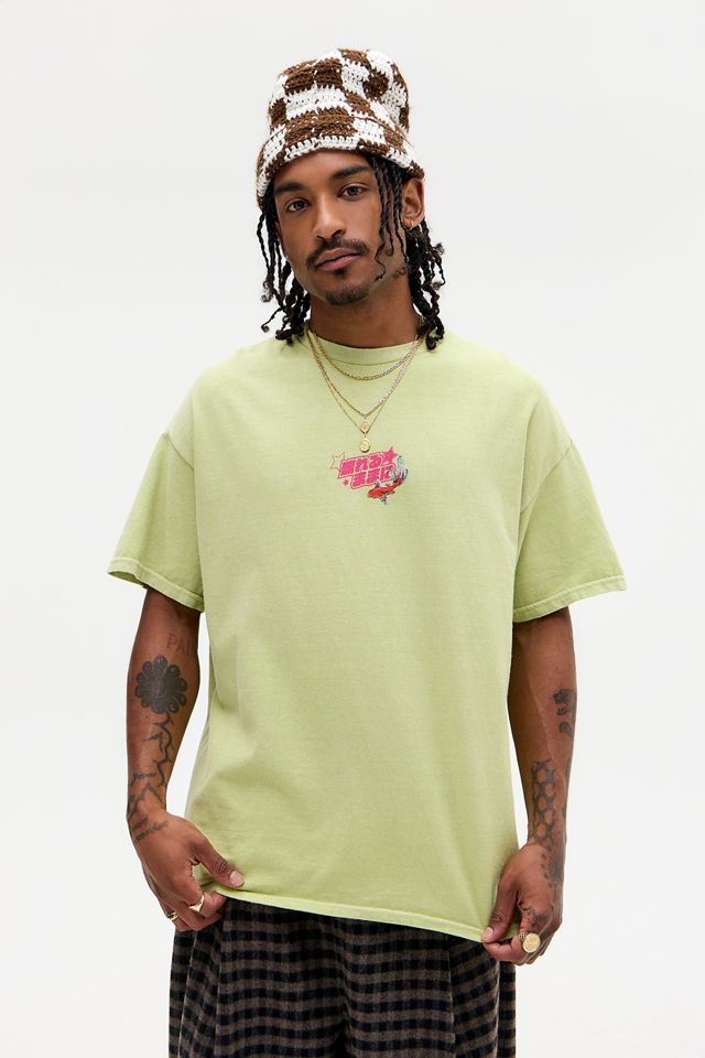UO Grünes Fisch T-Shirt #1