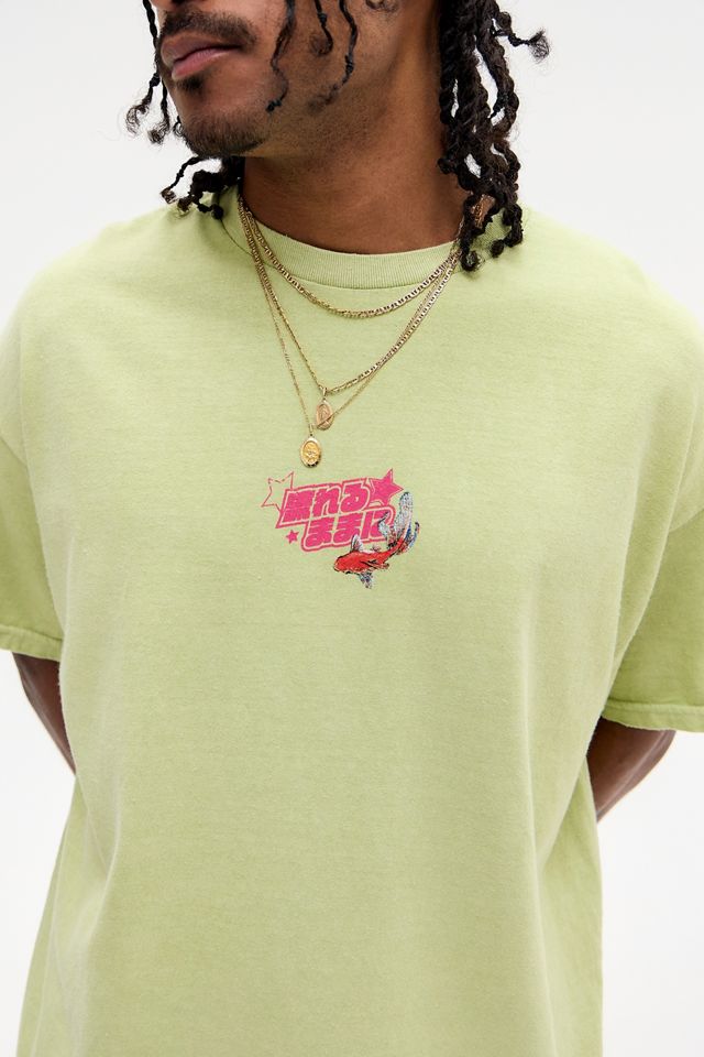 UO Grünes Fisch T-Shirt #3