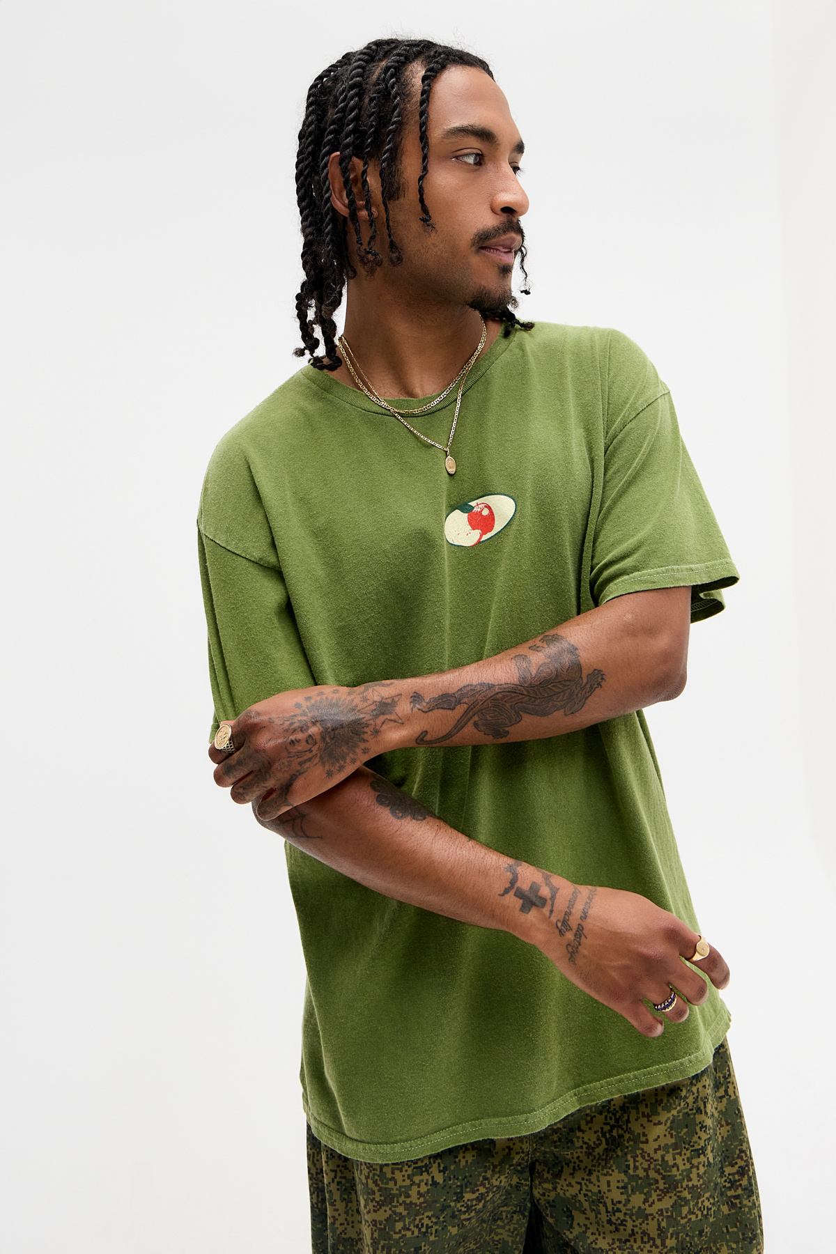 UO Green Apple Motif T-Shirt