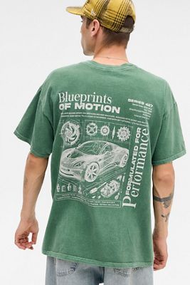 Camiseta UO Green Blueprints