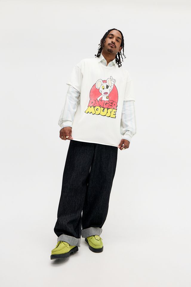 UO Ecru Danger Mouse T-Shirt #1