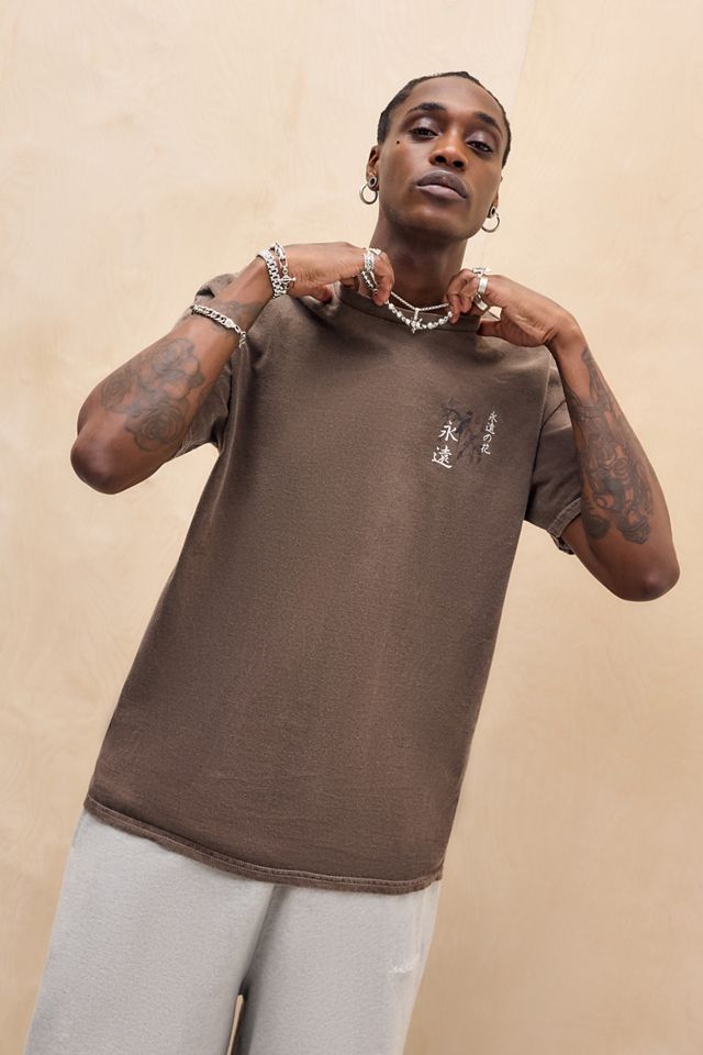 UO Braunes Vögel T-Shirt #1