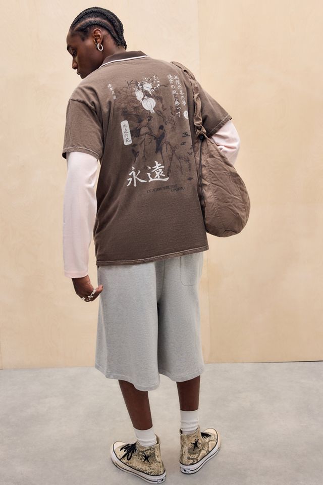 UO Braunes Vögel T-Shirt #3