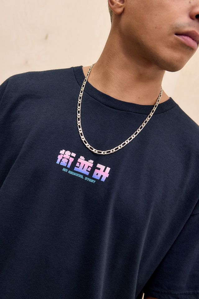 UO Black Anime T-Shirt #1