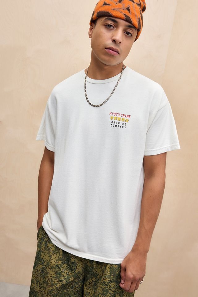 UO Weißes Tsurumai Mai T-Shirt #3