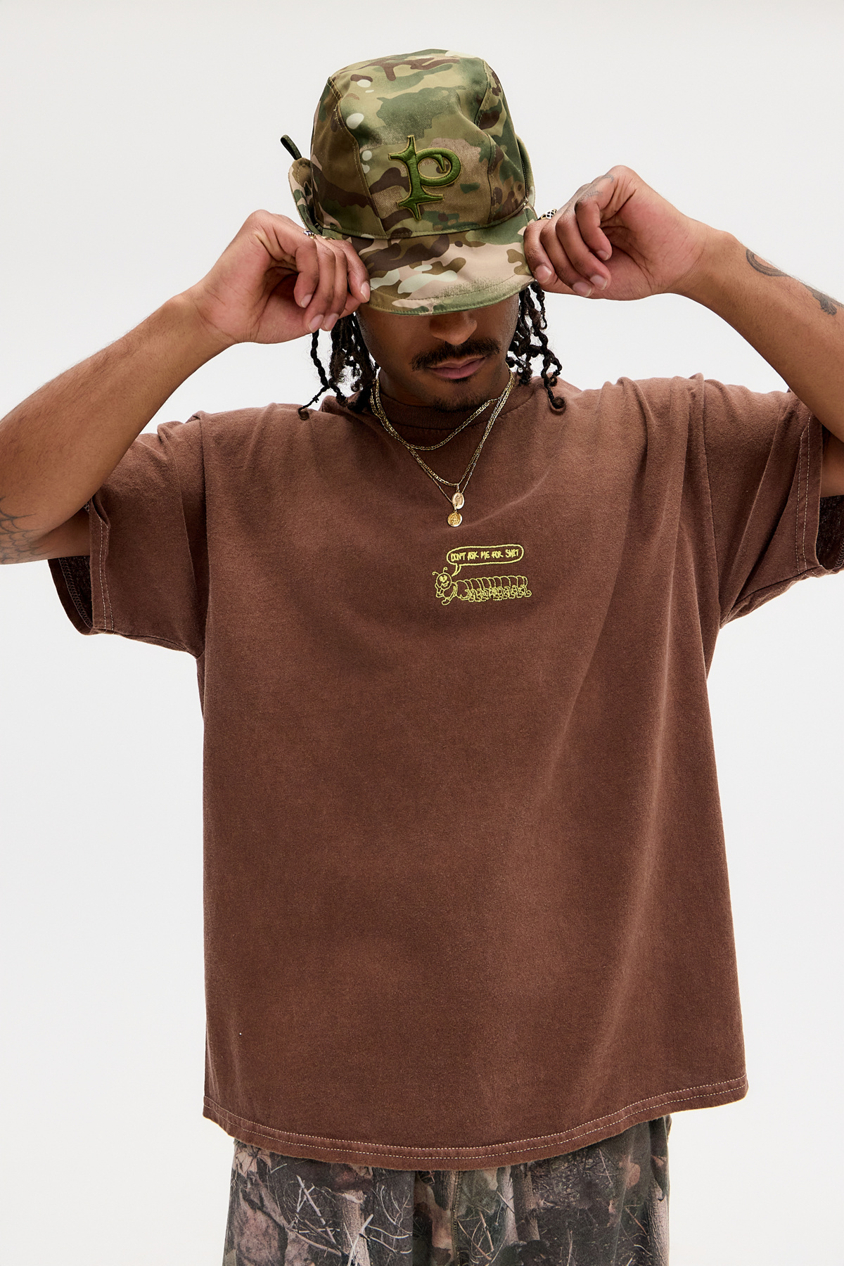 UO Brown Caterpillar T-Shirt