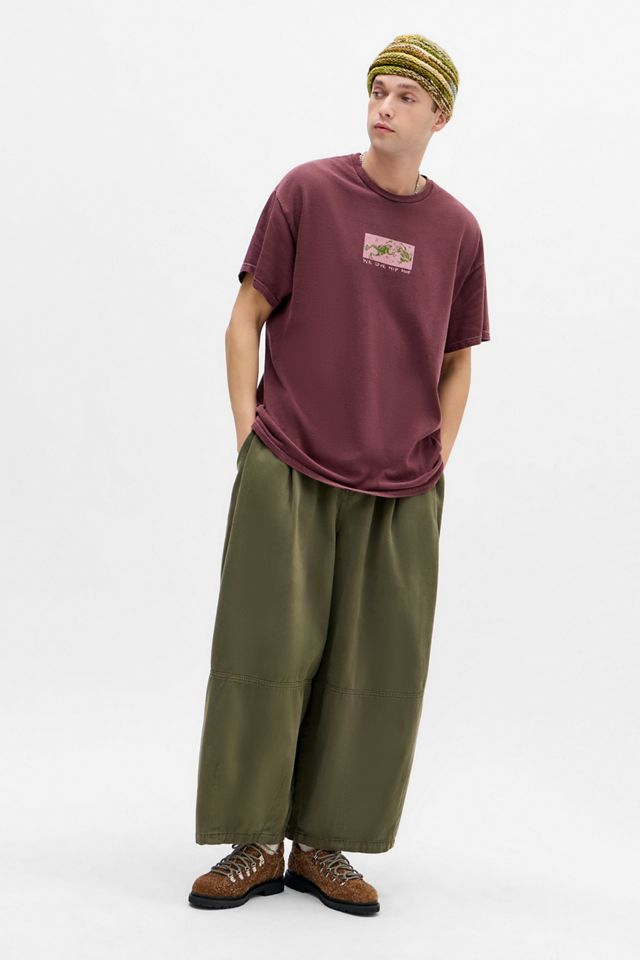 UO Burgundy Hip Hop T-Shirt #1