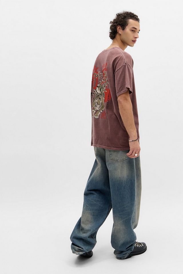 UO Brown Tiger Tree T-Shirt #3