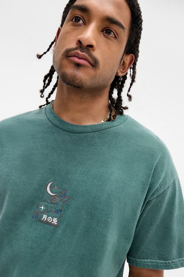 UO Grünes Glückshasen-T-Shirt #2