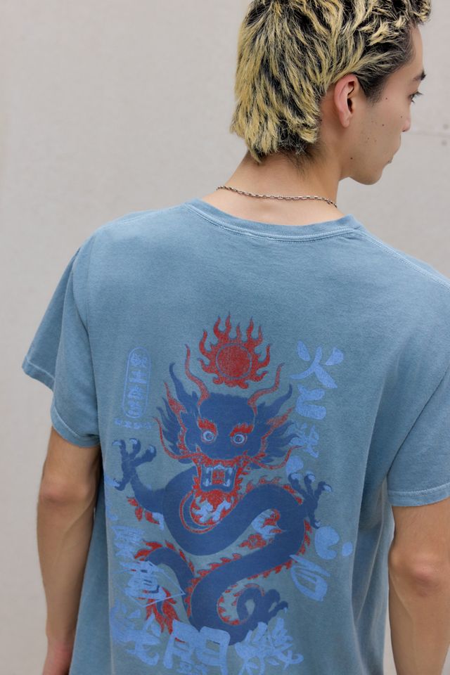 UO Blue Dragon Sun T-Shirt #3