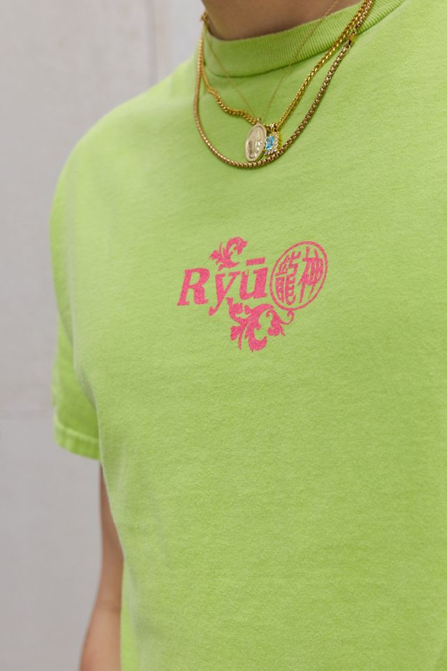 Camiseta UO con Dragón Floral Lima #2