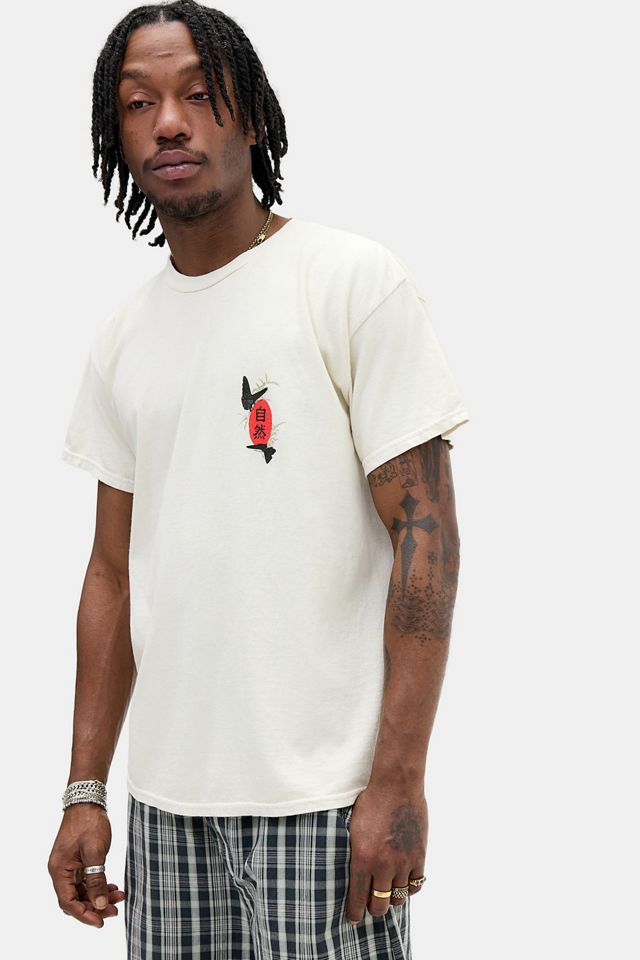 T-Shirt UO Ecru con Uccelli #2